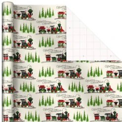 Hallmark Old-Fashioned Christmas 3-Pack Wrapping Paper, 120 Sq. Ft. -Hallmark OldFashioned Christmas 3Pack Wrapping Paper 5JXW1077 07