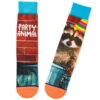 Hallmark Party Animal Raccoon Fun Crew Socks -Hallmark Party Animal Raccoon Novelty Crew Socks 1SOX2081 01