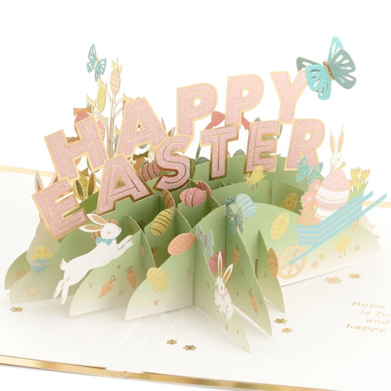 Hallmark Happy Surprises 3D Pop-Up Easter Card 3 Hallmark Happy Surprises 3D Pop-Up Easter Card