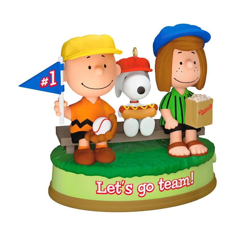 Hallmark The Peanuts® Gang Batter Up! Musical Ornament 3 Hallmark The Peanuts® Gang Batter Up! Musical Ornament
