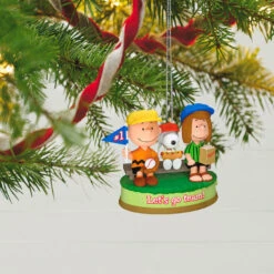 Hallmark The Peanuts® Gang Batter Up! Musical Ornament 9 Hallmark The Peanuts® Gang Batter Up! Musical Ornament -Hallmark Peanuts Gang Watching Baseball Keepsake Ornament 3299QXI7059 02