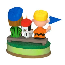 Hallmark The Peanuts® Gang Batter Up! Musical Ornament 13 Hallmark The Peanuts® Gang Batter Up! Musical Ornament -Hallmark Peanuts Gang Watching Baseball Keepsake Ornament 3299QXI7059 06