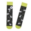 Hallmark Peanuts® Scared Snoopy Halloween Crew Socks -Hallmark Peanuts Scared Snoopy Bats Halloween Gray Crew Socks 1HGN1522 01