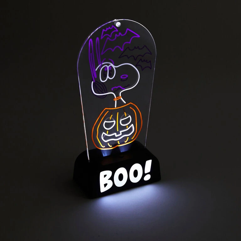 Hallmark Peanuts® Snoopy Boo! Light-Up Sign 4 Hallmark Peanuts® Snoopy Boo! Light-Up Sign - Image 2