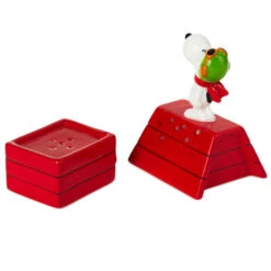 Hallmark Peanuts® Flying Ace Snoopy Stacked Salt And Pepper Shakers, Set Of 2 7 Hallmark Peanuts® Flying Ace Snoopy Stacked Salt And Pepper Shakers, Set Of 2 -Hallmark Peanuts Snoopy Doghouse Salt and Pepper Shakers 1PAJ3529 03