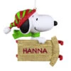 Hallmark Peanuts® Sledding With Snoopy Personalized Ornament 1 Hallmark Peanuts® Sledding With Snoopy Personalized Ornament -Hallmark Peanuts Snoopy With Sled Personalized Keepsake Ornament 2499QHE2002B1 01