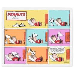 Hallmark Peanuts® Snoopy And Linus Comic Strip Throw Blanket, 50x60 7 Hallmark Peanuts® Snoopy And Linus Comic Strip Throw Blanket, 50x60 -Hallmark Peanuts Snoopy and Linus Comic Strip Throw Blanket 1PAJ3509 03