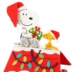 Hallmark Peanuts® Snoopy Joy To The World 3D Pop-Up Christmas Card 12 Hallmark Peanuts® Snoopy Joy To The World 3D Pop-Up Christmas Card -Hallmark Peanuts Snoopy and Woodstock 3D PopUp Christmas Card 1499IXC8994 02