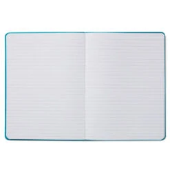 Hallmark Peanuts® Snoopy And Woodstock Faux Leather Notebook -Hallmark Peanuts Snoopy and Woodstock Etched Blue Notebook 1HWJ7053 04
