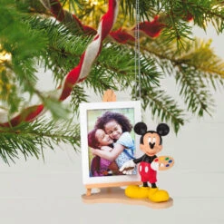 Hallmark Disney Mickey Mouse Picture Perfect Photo Frame Ornament 9 Hallmark Disney Mickey Mouse Picture Perfect Photo Frame Ornament -Hallmark Picture Frame Keepsake Ornament 1799QXD6547 02