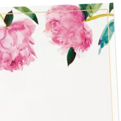 Hallmark Pink Peonies Stationery Set, Box Of 20 -Hallmark Pink Peonies Stationery Set 1499STN1137 02