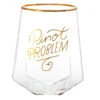 Hallmark Pinot Problem Geometric Stemless Wine Glass, 19 Oz. 1 Hallmark Pinot Problem Geometric Stemless Wine Glass, 19 Oz. -Hallmark Pinot Problem Geometric Stemless Wine Glass 1BRW3239 01