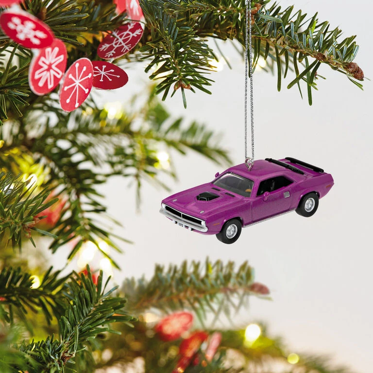 Hallmark Mini Lil' Classic Cars 1970 Plymouth Hemi® 'Cuda 2023 Metal Ornament, 0.58" 4 Hallmark Mini Lil' Classic Cars 1970 Plymouth Hemi® 'Cuda 2023 Metal Ornament, 0.58" - Image 2