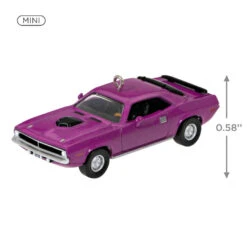 Hallmark Mini Lil' Classic Cars 1970 Plymouth Hemi® 'Cuda 2023 Metal Ornament, 0.58" 11 Hallmark Mini Lil' Classic Cars 1970 Plymouth Hemi® 'Cuda 2023 Metal Ornament, 0.58" -Hallmark Plymouth Hemi Cuda Car Keepsake Ornament 1299QXM9157 03