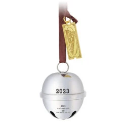 Hallmark The Polar Express™ Santa's Sleigh Bell 2023 Metal Ornament -Hallmark Polar Express Sleigh Bell Keepsake Ornament 1799QXI6069 06