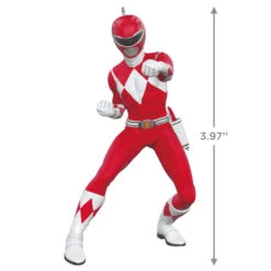 Hallmark Hasbro® Power Rangers® Red Ranger Ornament -Hallmark Power Rangers Red Ranger Keepsake Ornament 1899QXI7197 03