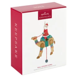 Hallmark Pull-String Camel With Santa Wood Ornament 11 Hallmark Pull-String Camel With Santa Wood Ornament -Hallmark PullString Camel With Santa Keepsake Ornament 2499QGO2977 04