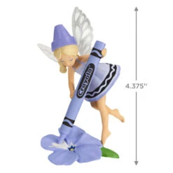 Hallmark Crayola® Periwinkle Fairy Ornament 10 Hallmark Crayola® Periwinkle Fairy Ornament -Hallmark Purple Fairy With Crayola Crayon Keepsake Ornament 1899QXI7337 03