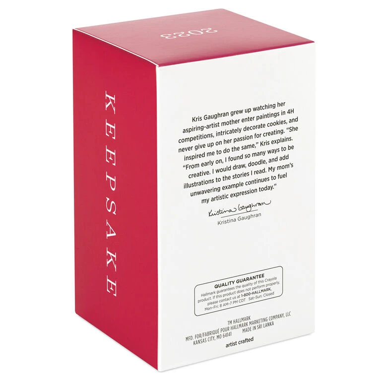 Hallmark Crayola® Periwinkle Fairy Ornament 7 Hallmark Crayola® Periwinkle Fairy Ornament - Image 5