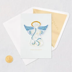 Hallmark Peace On Earth Angel Quilled Paper Handmade Christmas Card 14 Hallmark Peace On Earth Angel Quilled Paper Handmade Christmas Card -Hallmark Quilled Paper Peace Angel Handmade Christmas Card 1299IXC7334 05