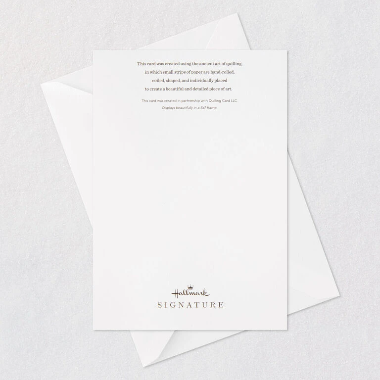 Hallmark Peace On Earth Angel Quilled Paper Handmade Christmas Card 9 Hallmark Peace On Earth Angel Quilled Paper Handmade Christmas Card - Image 7