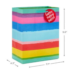 Hallmark Birthday Rainbow 8-Pack Gift Bags, Assorted Sizes And Designs -Hallmark Rainbow Birthday Gift Bags Assorted Sizes Designs 5EGB7427 05