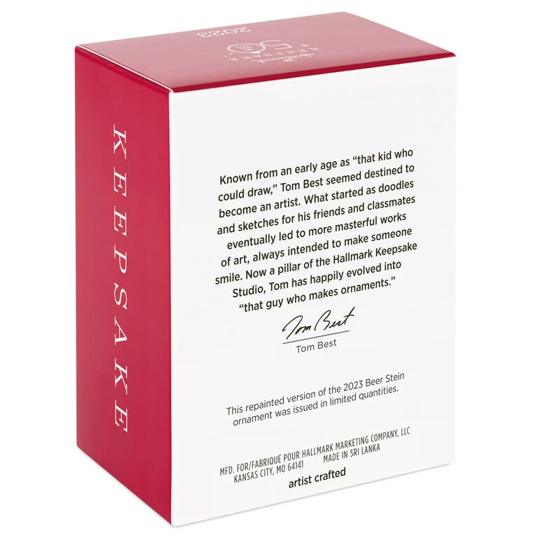 Hallmark Beer Stein Special Edition 2023 Ornament 7 Hallmark Beer Stein Special Edition 2023 Ornament - Image 5