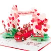 Hallmark Special Delivery 3D Pop-Up Valentine's Day Card 1 Hallmark Special Delivery 3D Pop-Up Valentine's Day Card -Hallmark Red Truck With Flowers 3D PopUp Valentines Day Card 1299IAV6066 01