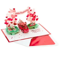 Hallmark Special Delivery 3D Pop-Up Valentine's Day Card 14 Hallmark Special Delivery 3D Pop-Up Valentine's Day Card -Hallmark Red Truck With Flowers 3D PopUp Valentines Day Card 1299IAV6066 03
