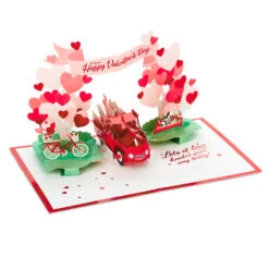Hallmark Special Delivery 3D Pop-Up Valentine's Day Card 15 Hallmark Special Delivery 3D Pop-Up Valentine's Day Card -Hallmark Red Truck With Flowers 3D PopUp Valentines Day Card 1299IAV6066 04
