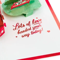 Hallmark Special Delivery 3D Pop-Up Valentine's Day Card 16 Hallmark Special Delivery 3D Pop-Up Valentine's Day Card -Hallmark Red Truck With Flowers 3D PopUp Valentines Day Card 1299IAV6066 05