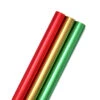 Hallmark Red, Green, Gold Foil 3-Pack Christmas Wrapping Paper, 60 Sq. Ft. 2 Hallmark Red, Green, Gold Foil 3-Pack Christmas Wrapping Paper, 60 Sq. Ft. -Hallmark RedGreenGold Foil 3Pack Christmas Wrapping Paper 5JXW1067 01