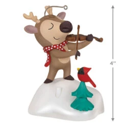 Hallmark Festive Fiddler Musical Ornament -Hallmark Reindeer Playing Violin Musical Keepsake Ornament 2199QGO2937 03
