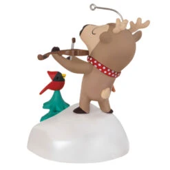 Hallmark Festive Fiddler Musical Ornament -Hallmark Reindeer Playing Violin Musical Keepsake Ornament 2199QGO2937 06