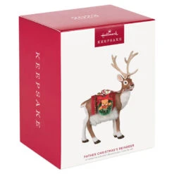 Hallmark Father Christmas's Reindeer Ornament 11 Hallmark Father Christmas's Reindeer Ornament -Hallmark Reindeer With Toy Sack Keepsake Ornament 2199QXE3287 04