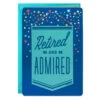Hallmark 16" Retired And Admired Jumbo Retirement Card With Banner -Hallmark Retired Admired Retirement Card 1299CBG3022 01