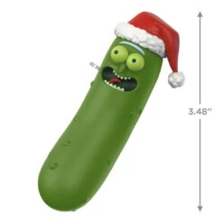 Hallmark Rick And Morty Merry Rickmas! Ornament -Hallmark Rick and Morty Pickle Keepsake Ornament 1799QXI6087 03