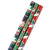 Hallmark Santa Fun 3-Pack Christmas Wrapping Paper Assortment, 120 Sq. Ft. 2 Hallmark Santa Fun 3-Pack Christmas Wrapping Paper Assortment, 120 Sq. Ft. -Hallmark Santa Fun Hallmark Mahogany Christmas Wrapping Paper 5JXW1037 01