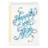 Hallmark Happily Ever After Quilled Paper Handmade Wedding Card -Hallmark Script Letters Quilled Paper Handmade Wedding Card 1299LAD9615 01