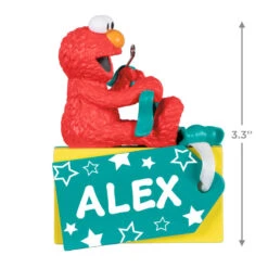 Hallmark Sesame Street® A Gift From Elmo Personalized Ornament -Hallmark Sesame Street A Gift From Elmo Personalized Keepsake Ornament 2499QHE2111B1 03