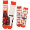 Hallmark Star Wars™ Darth Vader™ And Jedi In Training Adult And Child Novelty Crew Socks, Set Of 2 -Hallmark Set of 2 Darth Vader and Jedi in Training Socks 1SHP2152 01