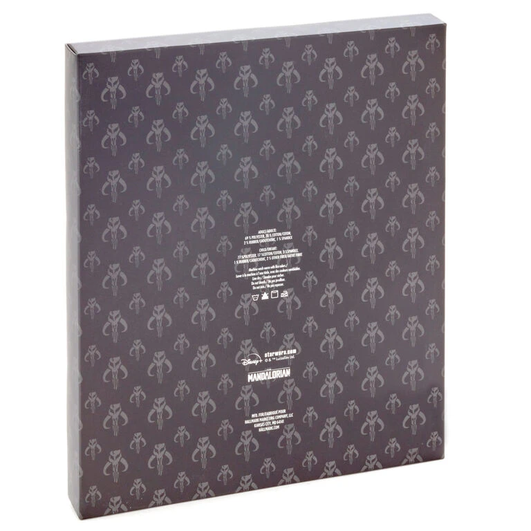 Hallmark Star Wars: The Mandalorian™ And Grogu™ Adult And Child Novelty Crew Socks, Set Of 2 5 Hallmark Star Wars: The Mandalorian™ And Grogu™ Adult And Child Novelty Crew Socks, Set Of 2 - Image 3