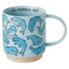 Hallmark All-Porpoise Funny Mug, 16 Oz. -Hallmark Shoebox AllPorpoise Mug Funny Coffee Cup 1MUG3521 01