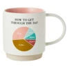 Hallmark Get Through The Day Pie Chart Funny Mug, 16 Oz. -Hallmark Shoebox Get Through the Day Pie Chart Funny Mug 1MUG3525 01