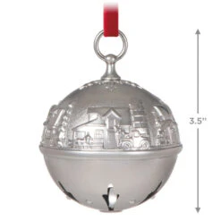 Hallmark Ring In The Season Metal Bell Ornament -Hallmark Silver Jingle Bell Keepsake Ornament 2699QXR8139 03