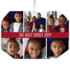 Hallmark Six-Photo Personalized Text And Photo Metal Ornament -Hallmark SixPhoto Personalized Christmas Ornament 1OFM1001B7 01