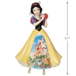 Hallmark Disney Princess Celebration Snow White Porcelain Ornament -Hallmark Snow White With Castle Dress Keepsake Ornament 2999QXR8189 03