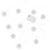 Hallmark Snowflake 10-Light Christmas String Lights, 10' -Hallmark Snowflakes Keepsake Christmas Light String 1QSB6297 01