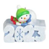 Hallmark Mini A Snowy 2023 Ornament With Light, 1.25" -Hallmark Snowman 2023 Keepsake Ornament 1299QXM9209 01