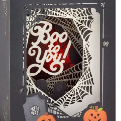 Hallmark Boo To You Musical 3D Pop-Up Halloween Card With Light -Hallmark Spooky Graveyard 3D PopUp Music Light Halloween Card 1099HJD5002 05